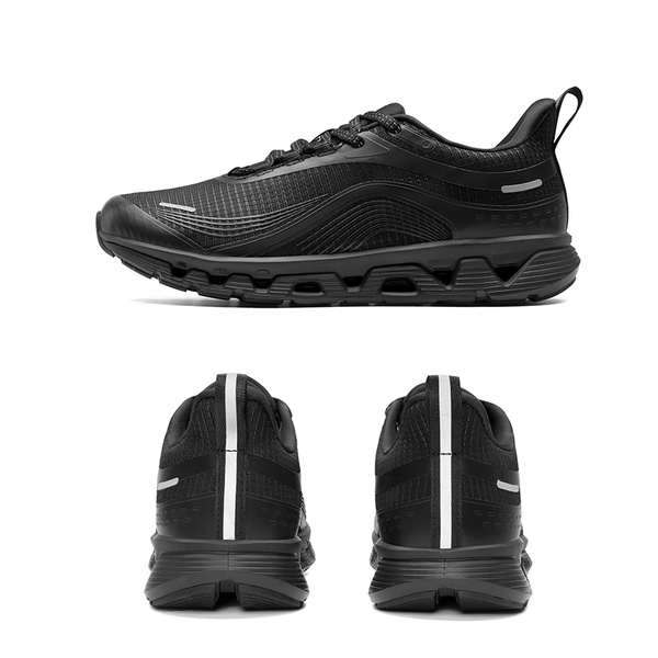 [Air Plush] Women's Breathable Athletic Sneakers - ALL BLACK - 1